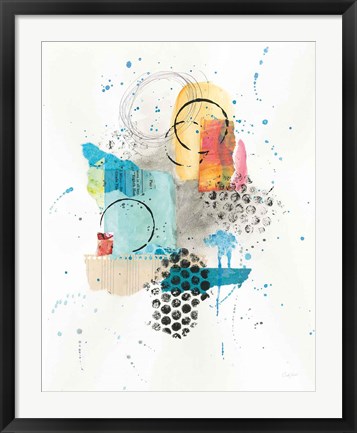 Framed Abstract Skyline II Print