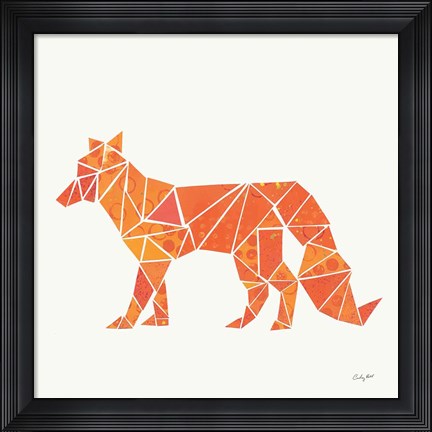 Framed Geometric Animal II Print