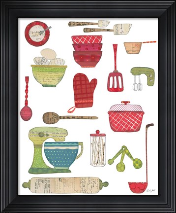 Framed Cool Kitchen III Print