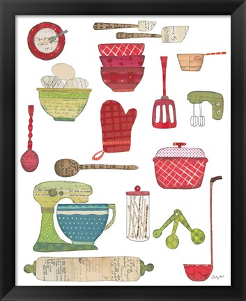 Framed Cool Kitchen III Print