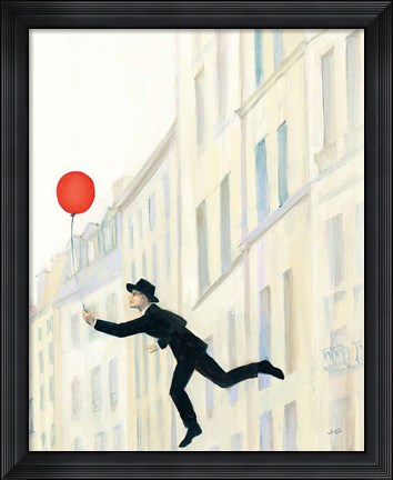 Framed Aloft In Paris III Print