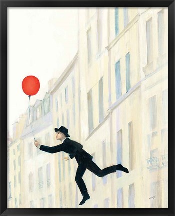 Framed Aloft In Paris III Print