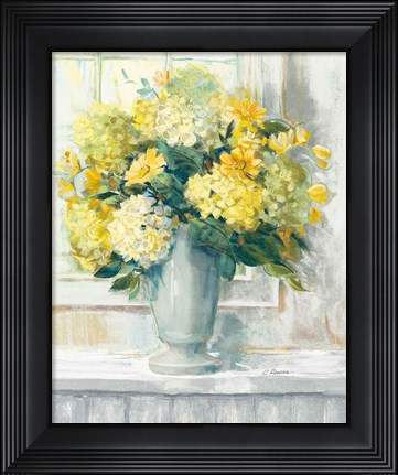 Framed Endless Summer Bouquet II Yellow Print