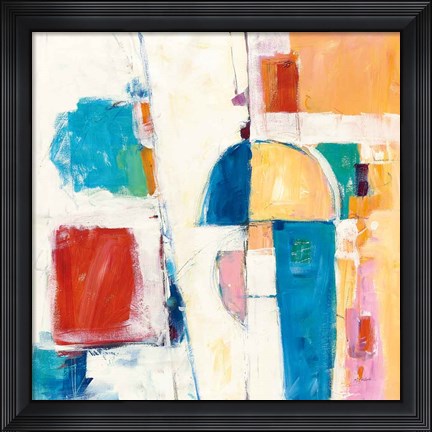 Framed Down to the Street Print