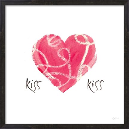 Framed Kiss Kiss Print
