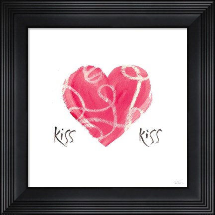 Framed Kiss Kiss Print