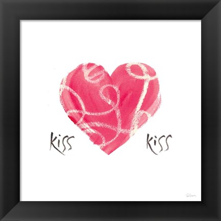 Framed Kiss Kiss Print