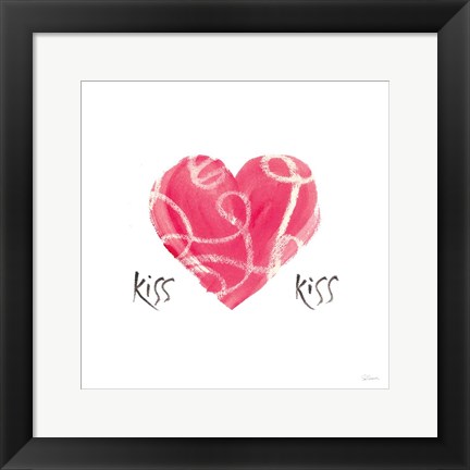 Framed Kiss Kiss Print