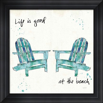 Framed Beach Divas Salt Water Print