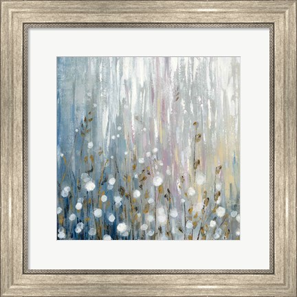 Framed January Branches Flowers Print