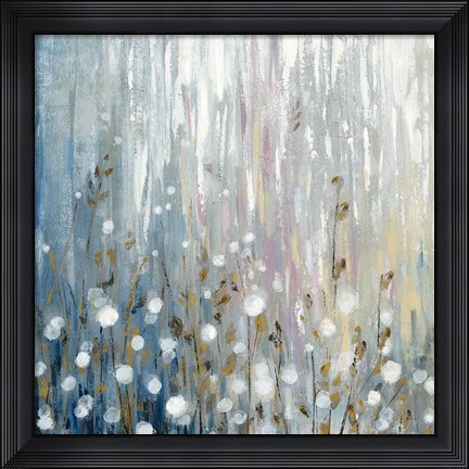 Framed January Branches Flowers Print