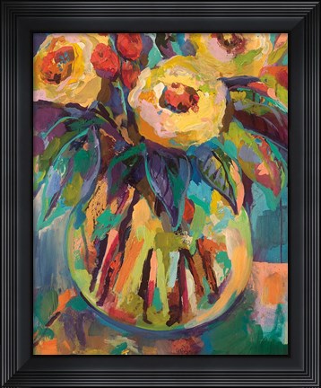 Framed Round Vase Print