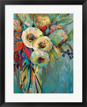 Framed Mod Floral Print