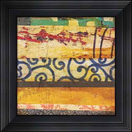 Framed Urban Mixed Bag III Print