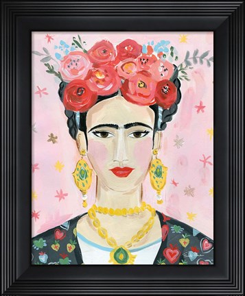 Framed Homage to Frida Print