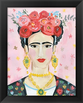 Framed Homage to Frida Print