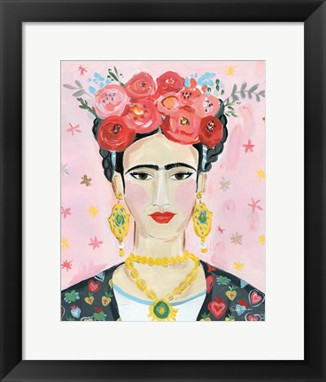 Framed Homage to Frida Print
