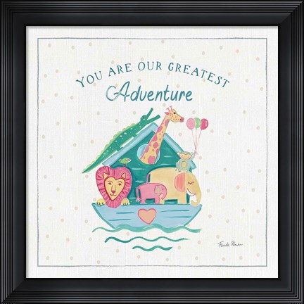 Framed Happy Baby VI Print