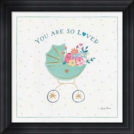 Framed Happy Baby II Print