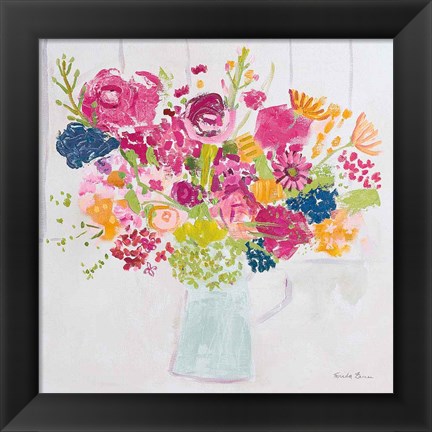 Framed Bouquet for You Bright Print