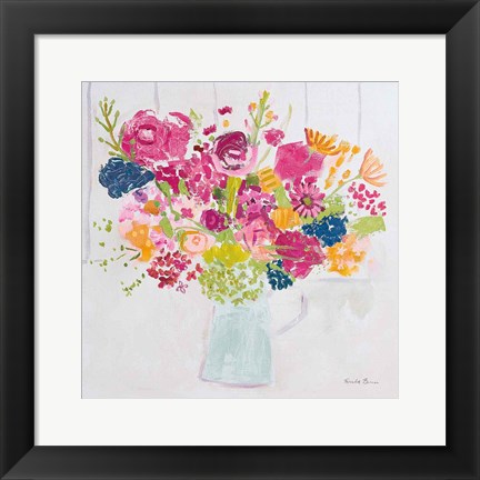 Framed Bouquet for You Bright Print