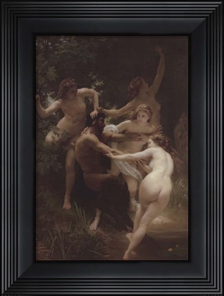 Framed Nymphs and Satyr Print