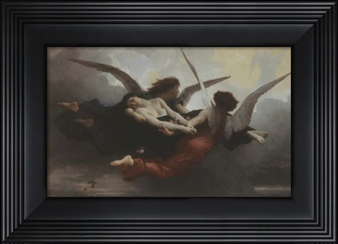 Framed Une Ame Au Ciel (A Soul in Heaven), 1878 Print