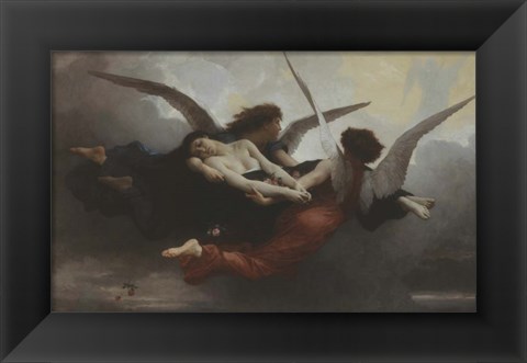 Framed Une Ame Au Ciel (A Soul in Heaven), 1878 Print