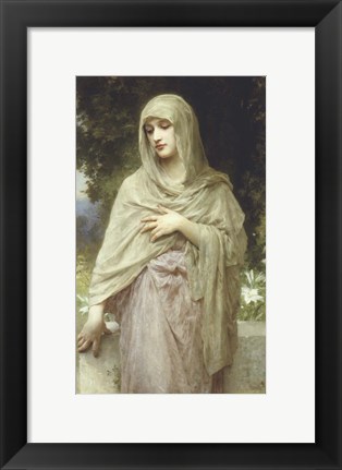 Framed Meditation, 1902 Print