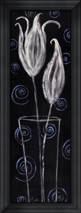 Framed Tulip Swirl Print