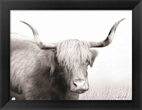 Framed Highland Cow Print