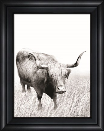 Framed Kiss My Hairy Face Print