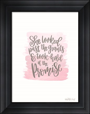 Framed Promise Print