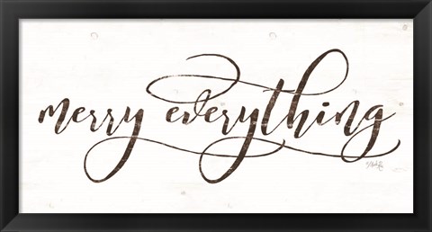 Framed Merry Everything Print