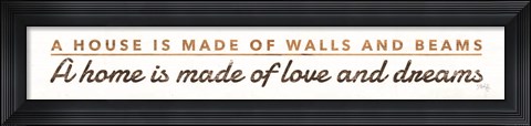 Framed Love and Dreams Print
