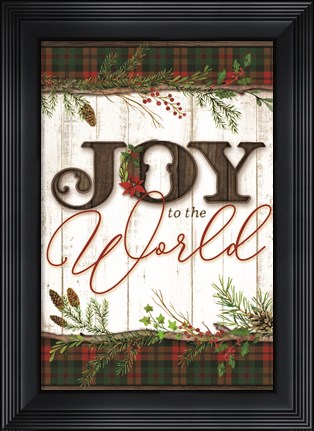 Framed Joy to the World Print