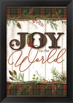 Framed Joy to the World Print