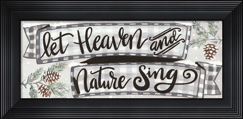 Framed Heaven and Nature Print