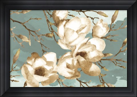 Framed Magnolia I Print