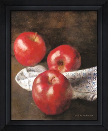 Framed Apples and Quilt Print