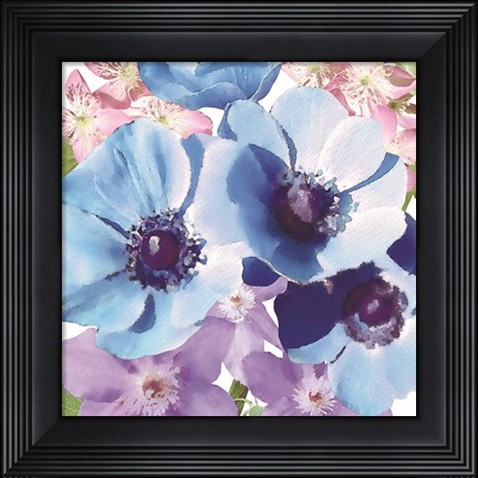 Framed Clematis III Print