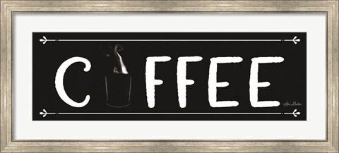 Framed Coffee Banner Print