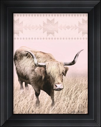 Framed Rosie the Cow Print