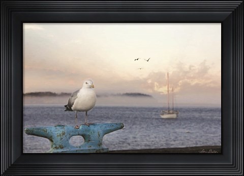Framed Eastport Dockmaster Print