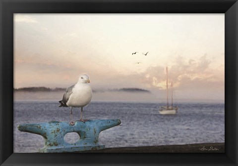 Framed Eastport Dockmaster Print