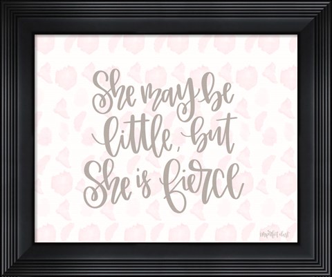 Framed She is Fierce Print