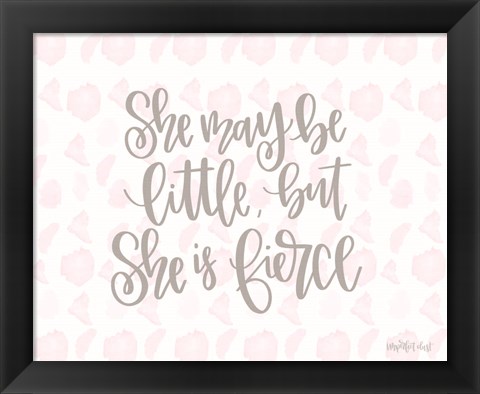 Framed She is Fierce Print