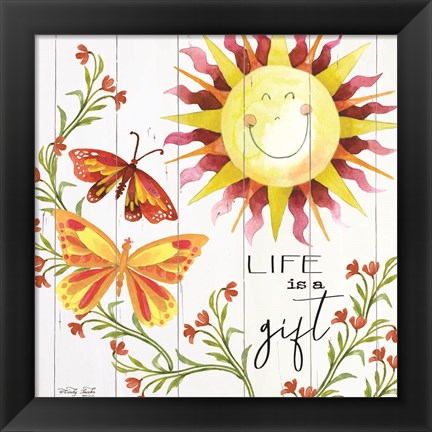 Framed Life is a Gift Print