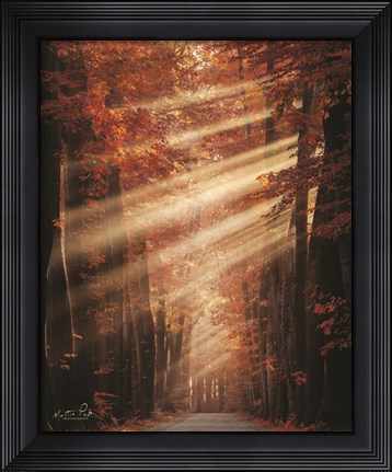 Framed Ladies in Red Print