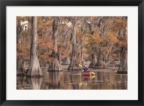 Framed Me in a Canoe Print